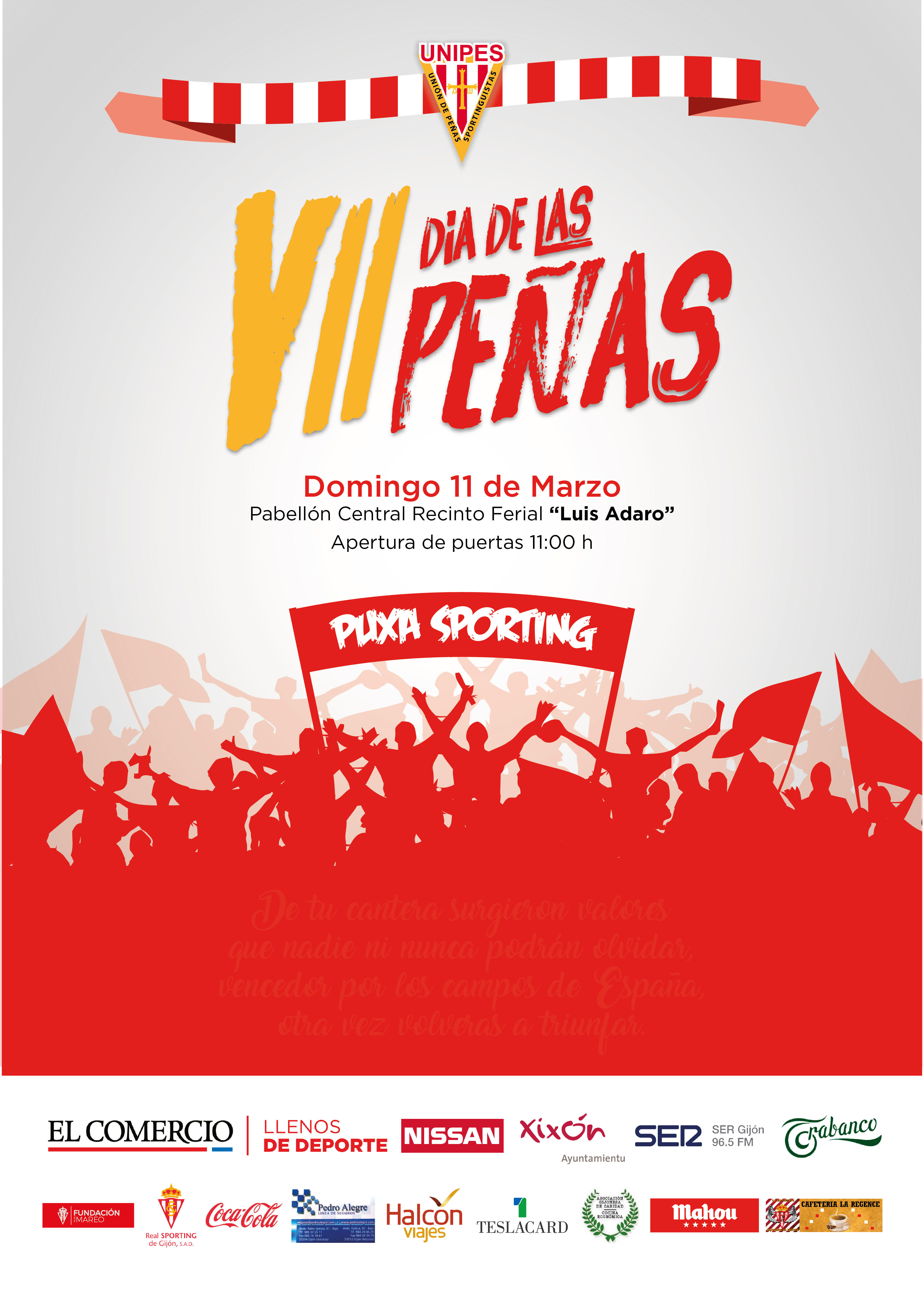 Cartel del Día de las Peñas