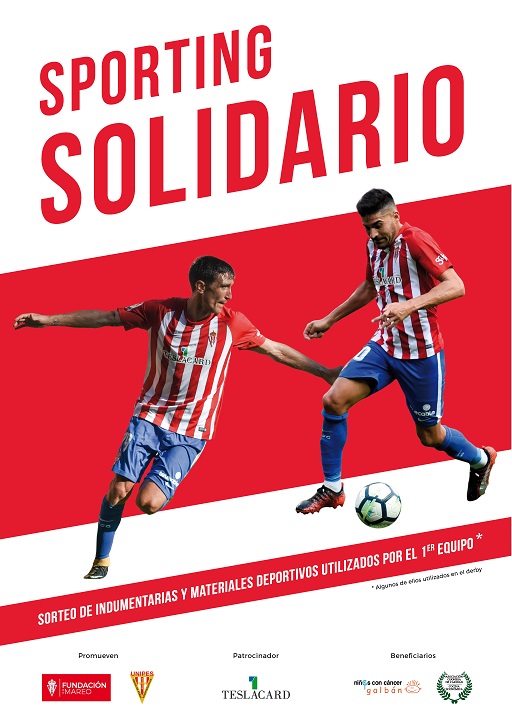 Cartel de Sporting solidario